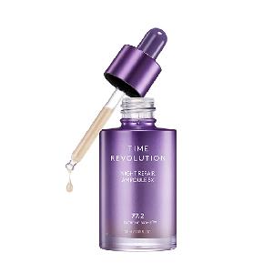 MISSHA Time Revolution Night Repair Ampoule 5X 全方位晚間修護安瓶,抗衰老,改善十大衰老徵狀,抗皺,彈力,拉提,光澤,角蛋白護理